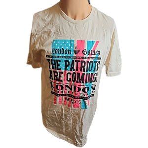 The Patriots Are Coming! London Games Wembley Stadium 2024 NFL Shirt New W/ Tags